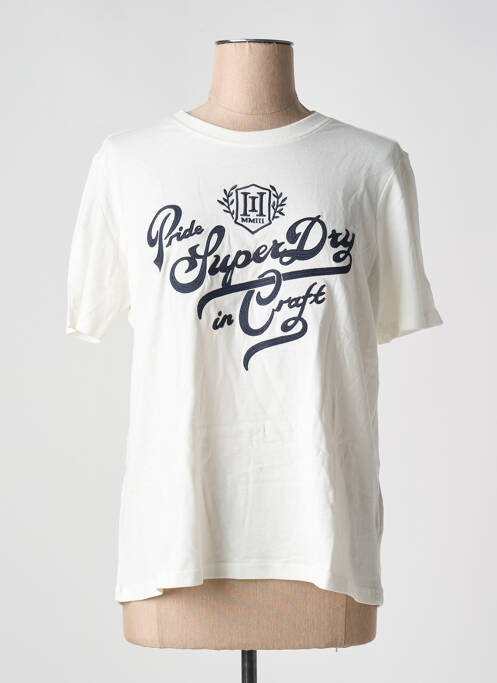 Tricou bej SUPERDRY femeie