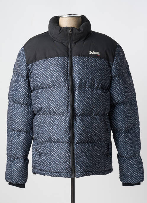 Geacă matlasată negru SCHOTT bărbat