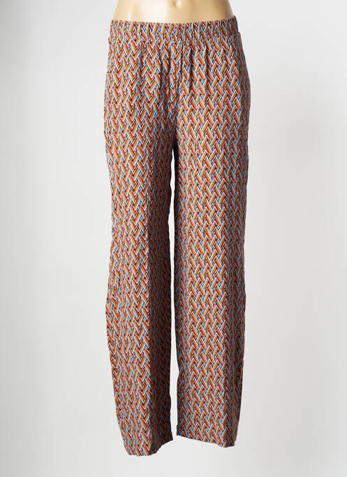 Pantalon larg maro VILA femeie