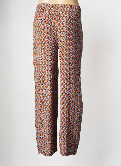 Pantalon larg maro VILA femeie