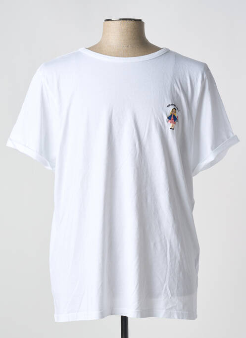 Tricou alb MAISON LABICHE bărbat