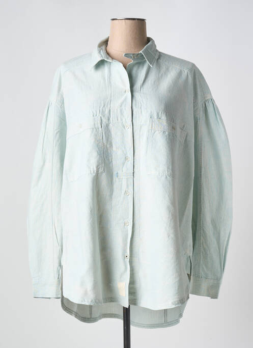 Cămașă albastru FREE PEOPLE femeie