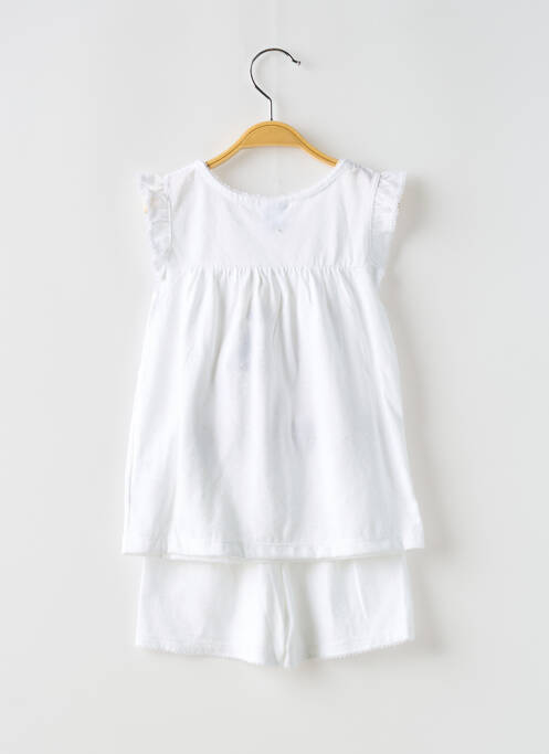 Pijama alb PETIT BATEAU fată