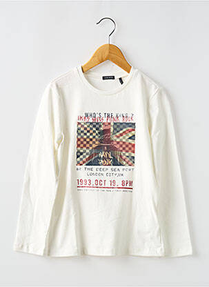 Tricou alb IKKS JUNIOR băiat