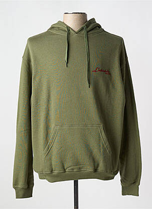 Hanorac cu glugă guler rotund verde MAISON LABICHE bărbat