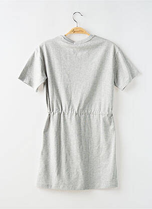Rochie scurtă guler rotund gri CALVIN KLEIN fată