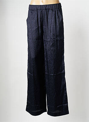 Pantalon larg albastru BIZANCE femeie