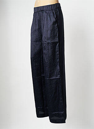 Pantalon larg albastru BIZANCE femeie