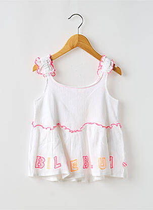 Top guler pătrat alb BILLIEBLUSH fată
