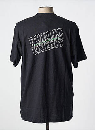 Tricou guler rotund negru ELEMENT bărbat