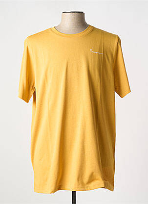 Tricou guler rotund maro KNOWLEDGE COTTON APPAREL bărbat