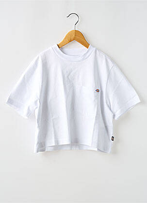 Tricou guler rotund alb DICKIES femeie