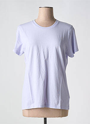 Tricou guler rotund roz COLORFUL STANDARD femeie