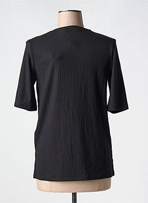 Tricou guler rotund negru NA-KD femeie