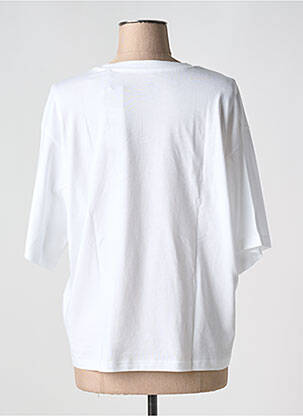 Tricou guler rotund alb ADIDAS femeie