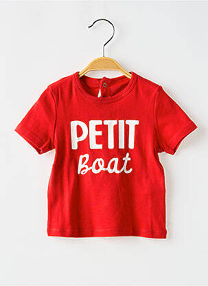 Tricou roșu PETIT BATEAU băiat
