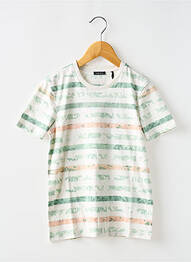 Tricou guler rotund alb IKKS JUNIOR băiat