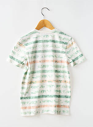 Tricou guler rotund alb IKKS JUNIOR băiat