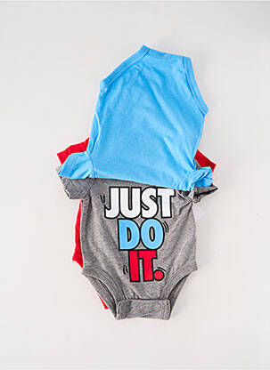 Body de lenjerie guler rotund multicolor NIKE băiat