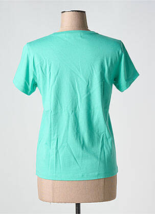 Tricou guler rotund verde MAISON LABICHE femeie