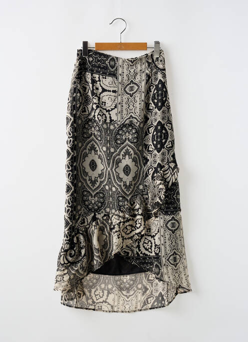 Fustă midi negru IKKS femeie