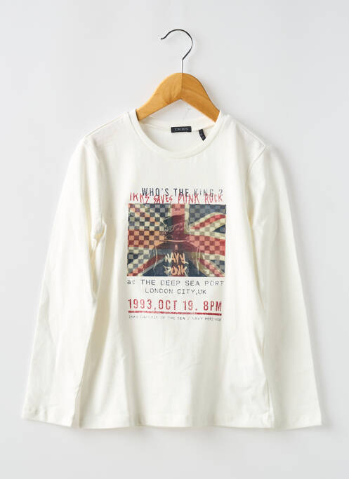 Tricou alb IKKS JUNIOR băiat