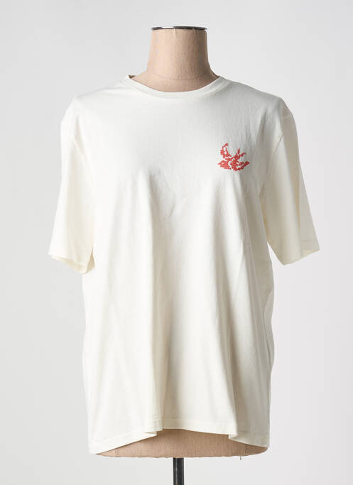 Tricou alb NUDIE JEANS CO femeie