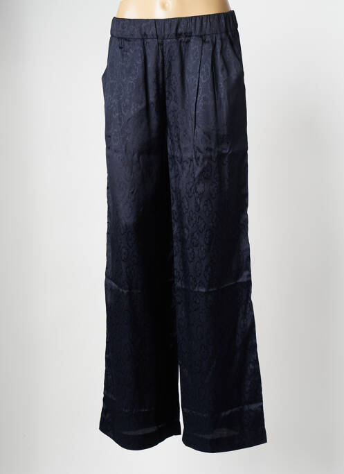 Pantalon larg albastru BIZANCE femeie