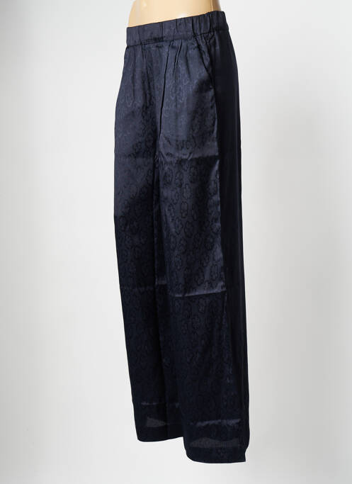 Pantalon larg albastru BIZANCE femeie