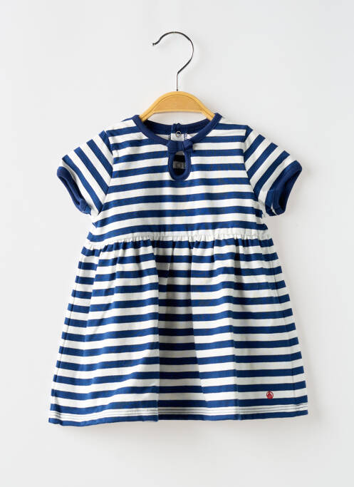 Rochie midi albastru PETIT BATEAU fată