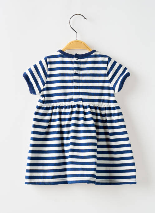 Rochie midi albastru PETIT BATEAU fată