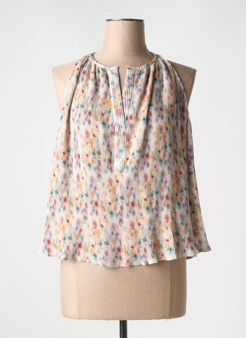 Top alb SEE U SOON femeie