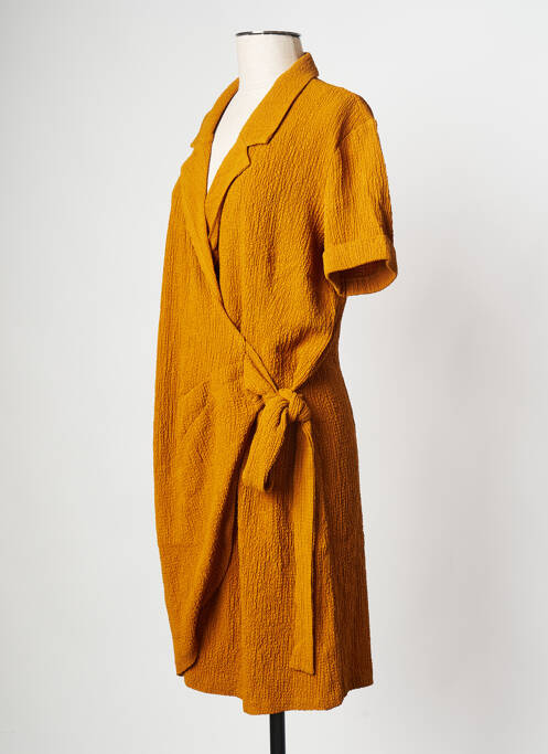 Rochie scurtă maro I.CODE (By IKKS) femeie