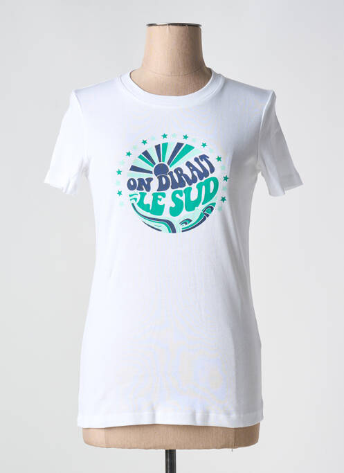 Tricou alb LA PETITE FRANCAISE femeie