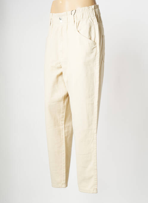 Blugi croială Mom bej B.YOUNG femeie