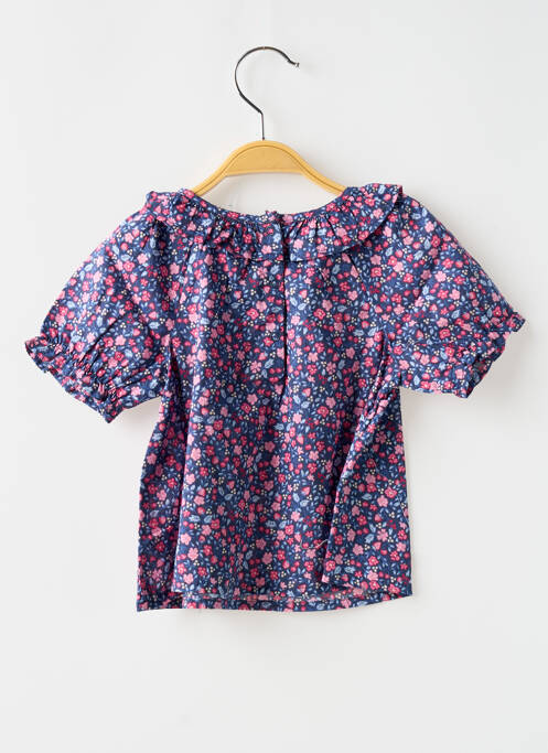 Top albastru TAPE À L'OEIL fată