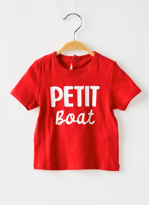 Tricou roșu PETIT BATEAU băiat