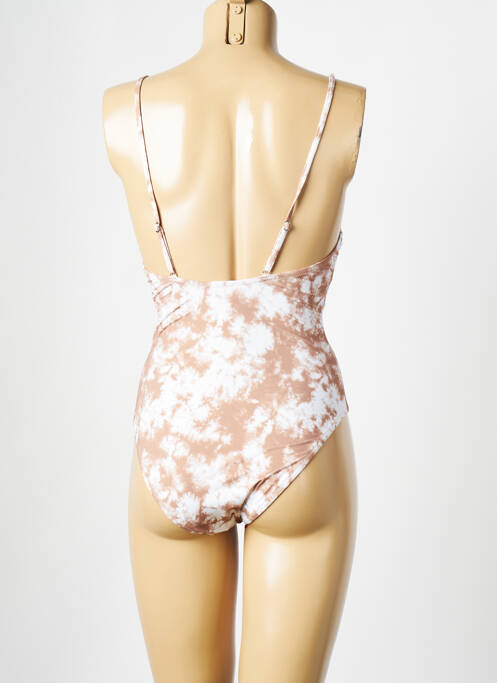 Costum de baie dintr-o singură piesă bej PIECES femeie