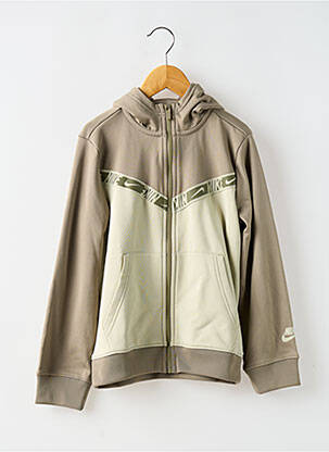 Vestă cu mâneci lungi verde NIKE băiat