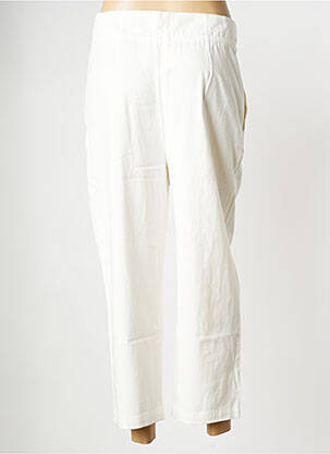 Pantalon larg alb THE KORNER femeie