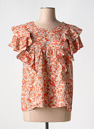 Top portocaliu JOLIE JOLIE PAR PETITE MENDIGOTE femeie