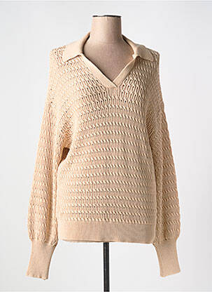 Pulover bej NA-KD femeie