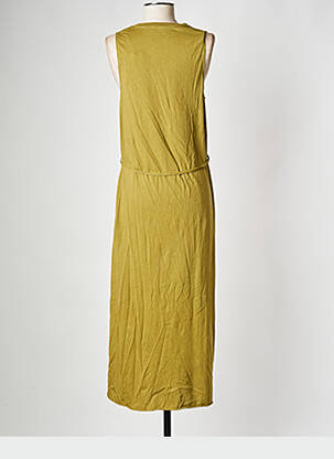 Rochie midi guler rotund verde LEON & HARPER femeie