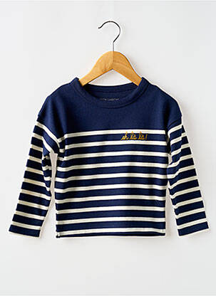Tricou guler rotund albastru MAISON LABICHE băiat