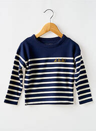 Tricou guler rotund albastru MAISON LABICHE băiat