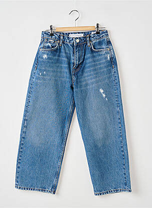 Blugi cu croială largă albastru PEPE JEANS femeie