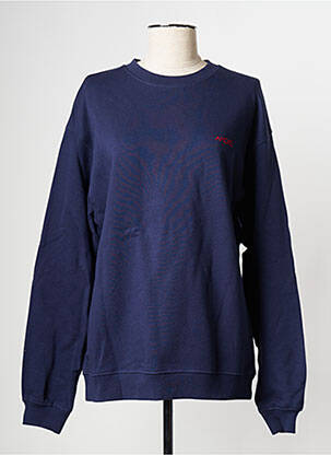 Hanorac guler rotund albastru MAISON LABICHE femeie