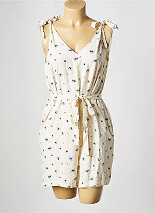 Salopetă scurtă bej PIECES femeie