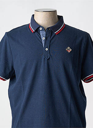 Polo albastru SCHOTT bărbat