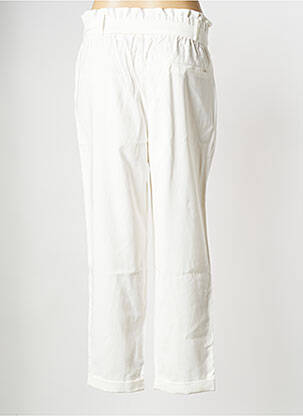Pantalon drept alb MORGAN femeie